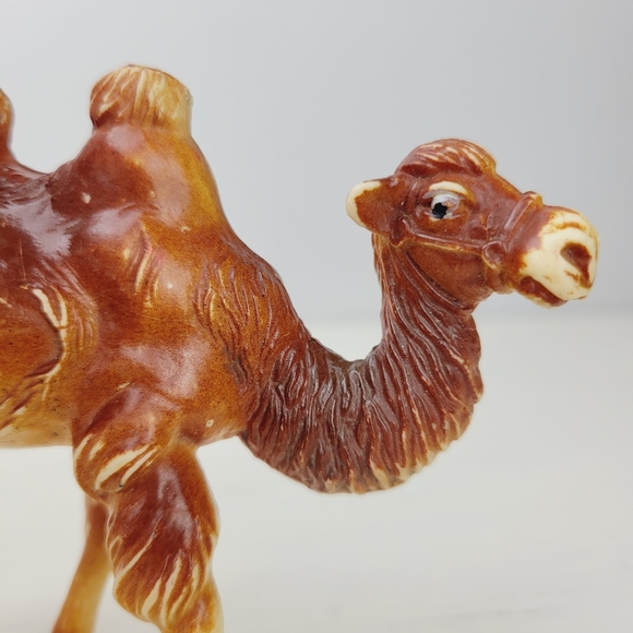 Vintage Zoo Animals Play Set Zebra Giraffe Camel Rhino Donkey made in  Hong Kong - Picture 5 of 16